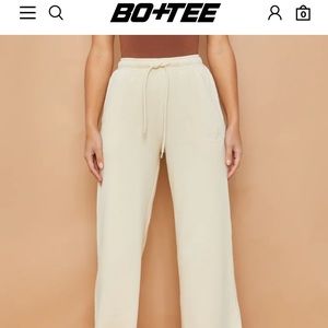 BO+TEE Supreme Wide Leg Joggers